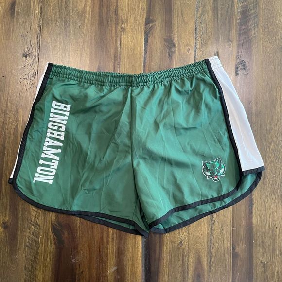 Knights Apparel Shorts Binghamton Bearcats Track Shorts Green